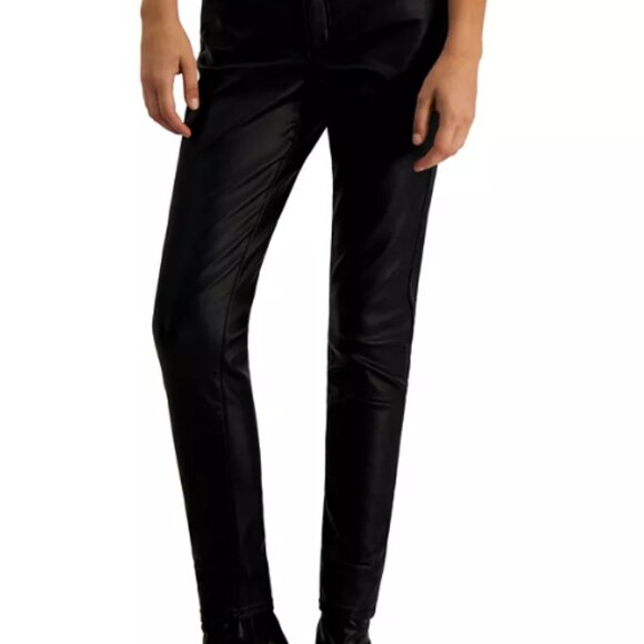 INC International Concepts Women's High-Rise Coated Jeans - Picture 1 of 6